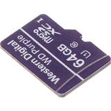 Micro sd kort 64 gb class 10 Western Digital WD Purple MicroSDXC 64 GB Class 10 UHS-I/U1 card (SD-MICRO-10/64-WD)