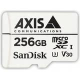 256 GB - V30 Hukommelseskort Axis Surveillance microSDXC Class 10 UHS-I U3 V30 100/50MB/s 256GB +SD adapter (10-Pack)