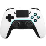 Indbygget batteri - PlayStation 4 Gamepads Deltaco GAM-139 Gaming Controller for PS 4 - White