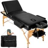 Massagebænke & Tilbehør tectake Massage table Somwang 7.5 cm padding black