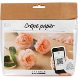 Hobbymaterialer på tilbud Creativ Company Mini DIY Kit Crepepapir, Nelliker, Stræk/crepe: 180% 105 g, 1 sæt