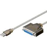 Transparent - USB-kabel Kabler Goobay Pro USB to 25 pins D-Sub 1.5m