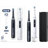 Oral b electric toothbrush 2 pack Oral-B Braun iOG5d.2J6.2K iO5 Electric Toothbrush Duo Pack Matt Black Quite White
