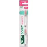 Modvirker isninger / Følsomme tænder Tandbørstehoveder GUM Sonic Sensitive Brush Heads Ultra Soft 2-pack