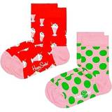 Babyer - Prikkede Undertøj Happy Socks Kid's Milkshake Sock 2-pack - Multicoloured