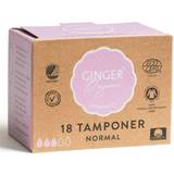 Ginger Organic Hygiejneartikler Ginger Organic Tampon Normal 18-pack