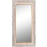 Guld - MDF Spejle Dkd Home Decor Vægspejl Krystal Gylden Hvid Vægspejl