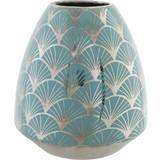 Porcelæn - Turkis Vaser Dkd Home Decor S3040001 Vase 18cm