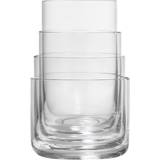 Krystalglas - Stabelbare Aarke Nesting Drikkeglas 29cl 4stk