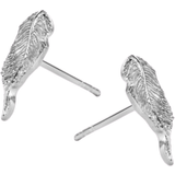 Spirit Icons Fall Ear Stud Earrings - Silver