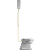 Lavabo Toiletter & WC Lavabo Retro High toilet, P-lås, hvid m. messing