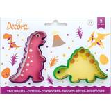 Decora Bageredskaber Decora Dinosaur udstikker sæt 2 stk. Udstikker