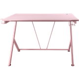 Gaming bord Deltaco LINE PT85 Gaming desk pink, 1220x120x820mm