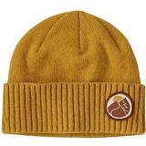 Patagonia Uld Tilbehør Patagonia Brodeo Beanie Clean Climb Patch - Cabin Gold