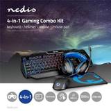 Mus tastatur headset Nedis Gaming Combo Kit