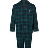 Bomuld - Herre Pyjamasser Polo Ralph Lauren Checked Flannel Pyjama Set Blackwatch