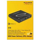 DeLock Oplader Batterier & Opladere DeLock USB Charger strømforsyningsadapter 87 Watt
