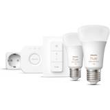 Philips hue smart plug Philips Hue WAC A60 EU LED Lamps 9W E27 Starter Kit