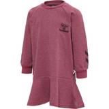 Babyer - Pink Kjoler Hummel Sally Dress L/S - Earth Red (216262-4698)