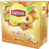 Unilever Drikkevarer Unilever Lipton Black Tea Peach Mango 20 tepåsar