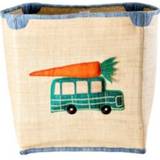 Biler - Opbevaringsmuligheder Børneværelse Rice Large Raffia Basket Van and Carrot