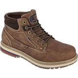 Snørestøvler Route 21 Mens Eyelets Ankle Boots (10 UK) (Brown)