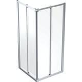 Klart glas - Sølv Brusevægge Ifö Space(560.044.00.2) 900x2000mm