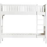 Børnesenge Oliver Furniture Seaside Bunk Bed 90x200cm W. Vertical Ladder Wht Børnesenge