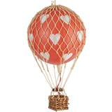 Hjerter Indretningsdetaljer Authentic Models Floating The Skies Air Balloon Red Hearts