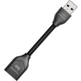 Audioquest Sort Kabler Audioquest DragonTail Extension USB-kabel - 3