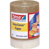 Afdækningspapir med tape TESA easy cover indendørs tape/papir 25mx180mm