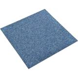 Blå Gulve vidaXL tæppefliser 20 stk. 5 m² 50x50 cm blå