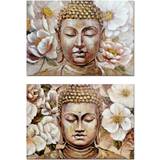 Beige Billeder Dkd Home Decor Buddha Orientalsk Billede
