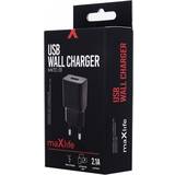 Batterier & Opladere Maxlife MXTC-01 Wall Charger 2,1A Sort