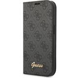 Guess Covers med kortholder Guess iPhone 14 Plus Etui 4G Logo Sort