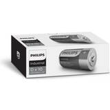 Philips Batterier & Opladere Philips Industrial D batterier (Alkaline) 10-Pack