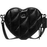 Coach Kreditkortholdere Tasker Coach Heart Crossbody with Quilting - Pewter/Black