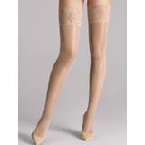 Hvid Stay-ups Wolford Satin Touch Stay-Up 1001
