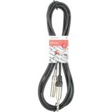 Chord Sort Kabler Chord 190.075uk Cable 6 M 6.35mm Black Classic To Plug