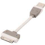 Bandridge USB-kabel Kabler Bandridge Opladerkabel Apple Stik 30-Pin