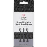 Tandbørstehoveder Spotlight Oral Care Sonic Toothbrush Replacement Heads 3-pack