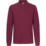 32 - Rød - Slids Tøj ID Long Sleeved Polo Shirts