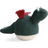 Sebra Plastlegetøj Tøjdyr Sebra Crochet Tilting Toy Dragon