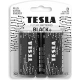 Tesla Black Alkaline Battery D LR20 2-pack