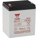 Yuasa Hvid Batterier & Opladere Yuasa NP4-12 UPS-batterier Slutna blybatterier (VRLA) 12 V