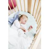 Blå Lagen Stokke Sleepi Fitted Crib Sheet In Blue Crib
