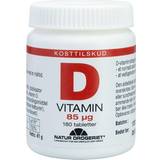 D-vitaminer - Kisel Vitaminer & Mineraler Natur Drogeriet D3-Vitamin 85mcg 180 stk