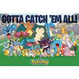 Multifarvet Malerier & Plakater Pokémon All Time Favorites Plakat