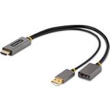 DisplayPort - Kabeladaptere - Sort Kabler StarTech HDMI TO DISPLAYPORT ADAPTER