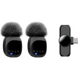 Mikrofoner på tilbud Lippa Pro 2-pak Trådløs Støjreducerende Mikrofon, USB-C